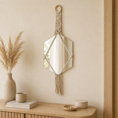 Beige decoratief wall spiegel voor slaapkamer hallway