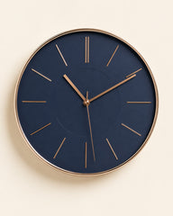 Dirmatis 30 cm quartz wandklok met glas front