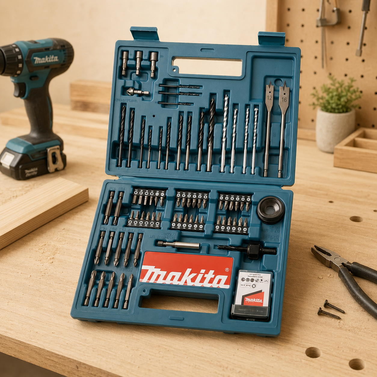 Makita B-53811 100 piece drill and bit set