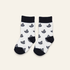 Soft cotton blend baby socks for 2 to 6 months