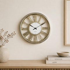 Masima gold Roman numeral wall clock