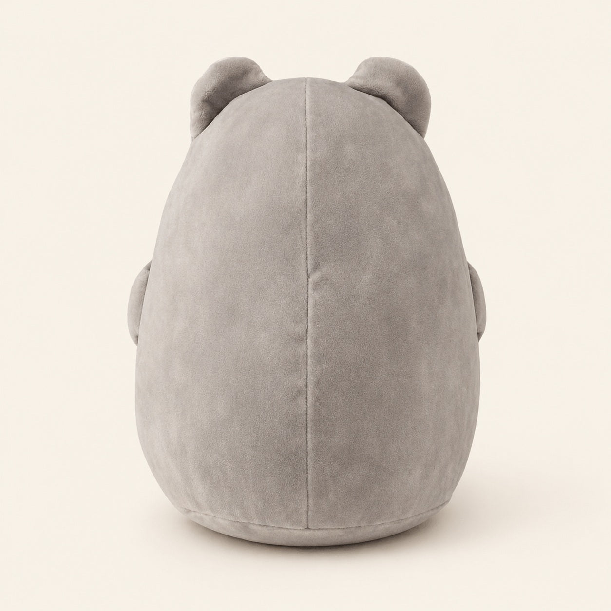 30 cm grey hamster cuddly toy with heart