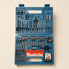 100 piece Makita accessory set for drilling and fastening