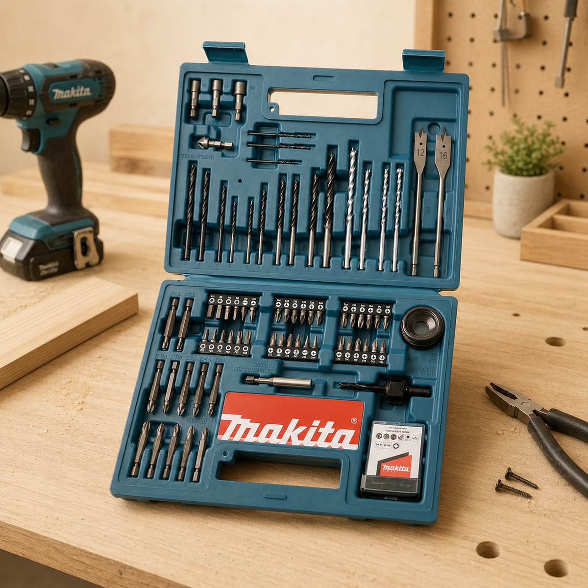 Makita B-53811 100 piece drill and bit set
