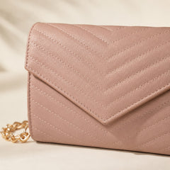 Matila leather shoulder bag with foldover flap