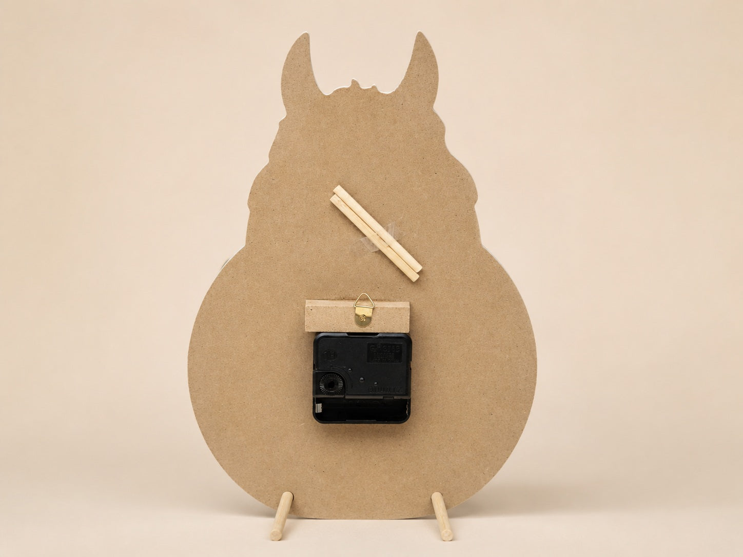 Playful nursery wall clock for kids with quartz movement