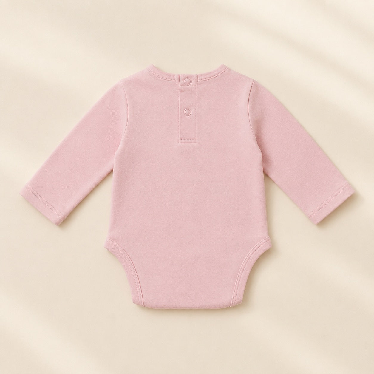 Pytteliten baby meisjes roze romper met floral lace detail