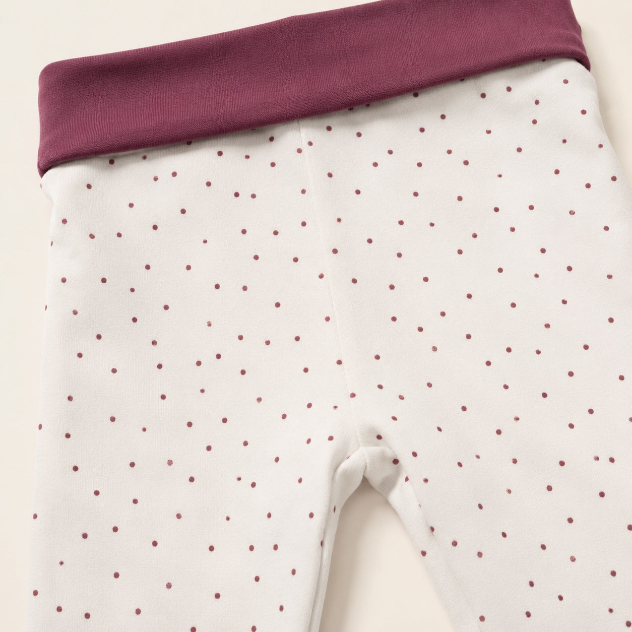 Tiny One baby broek met wide siren rood waistband cuffs