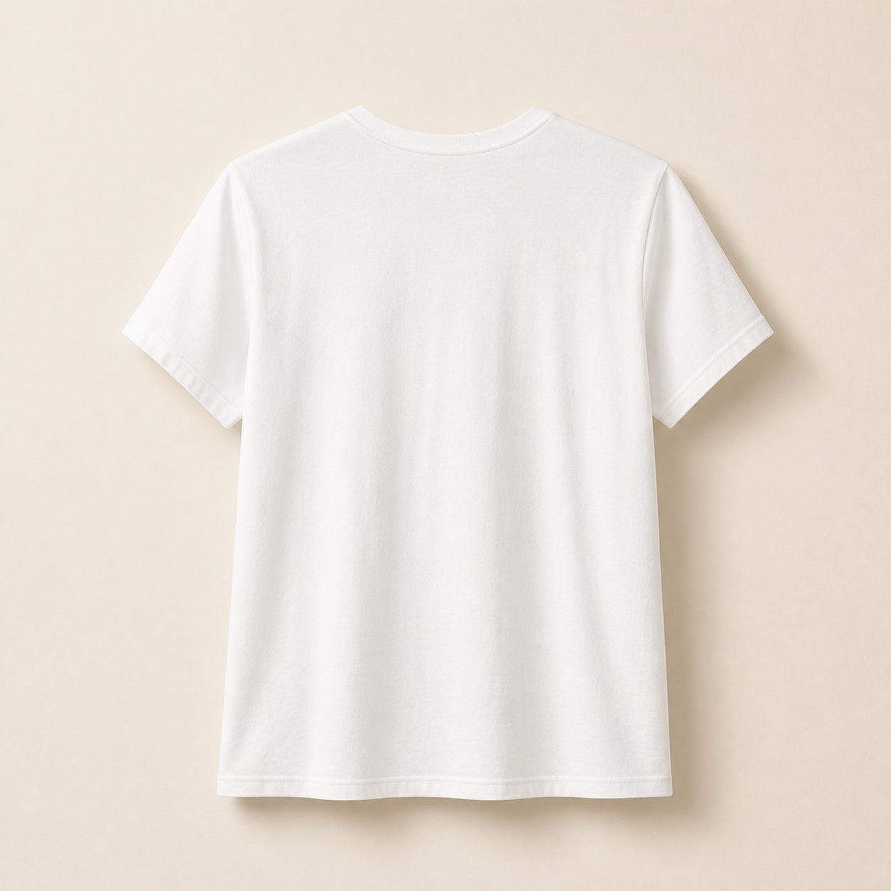 Casual wit T shirt voor dames met Be Happy Nice You design