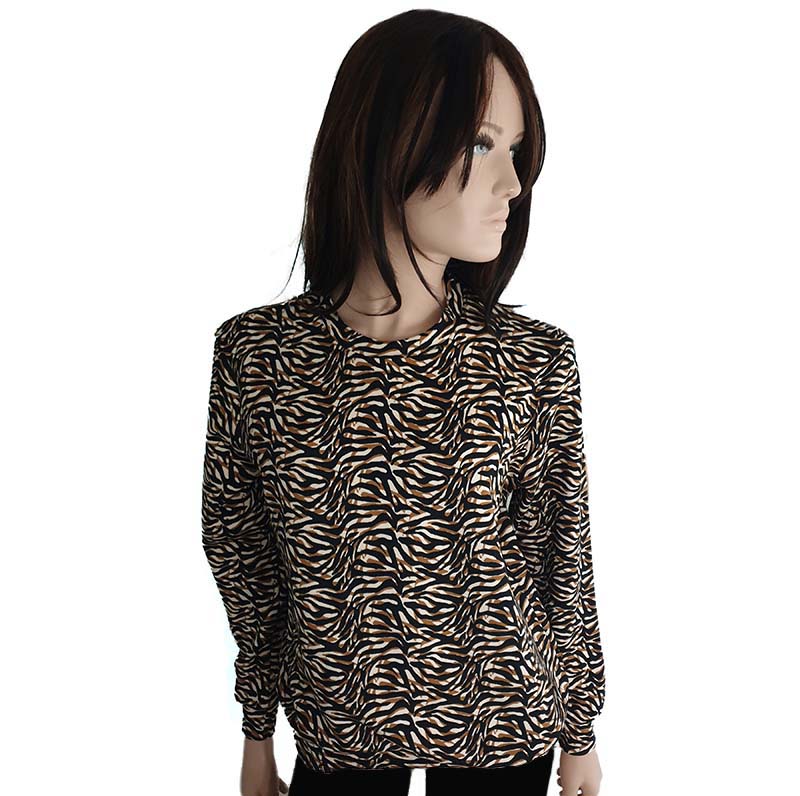 Stories - Women shirt with tiger stripes