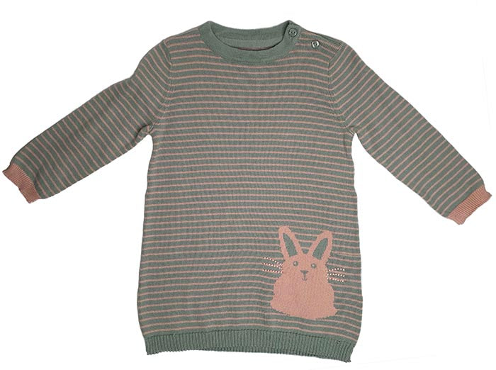 Zalm-Tops-Shirts-Salmon-Longsleeves-Lange-mouwen-Konijn-Groen-Green-Bunny-Babykleding-Baby-clothes